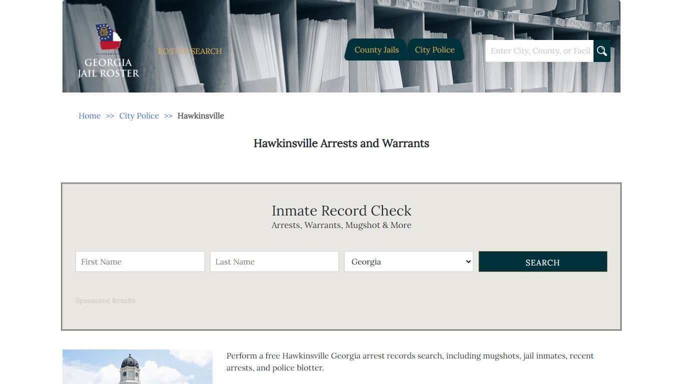 Hawkinsville Arrests and Warrants - Georgia Jail Inmate Search